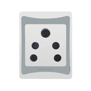 Super Star Premium Round 5 Pin Socket