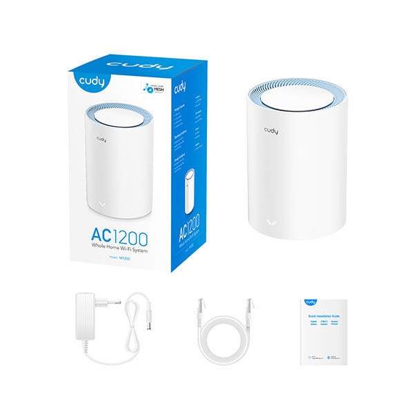 Cudy M1200 AC1200 Dual Band 1-Pack Mesh Router