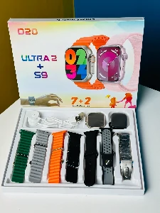 D20 Ultra 2 + S9 Smartwatch With 7 Straps