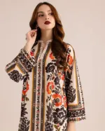Dola Silk Digital Print Two Piece for Women, Sizes XL and XXL