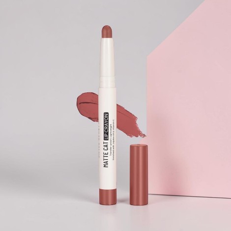 Swiss Beauty Matte Cat Lip Crayon – 07 Fig-Mauve (China)