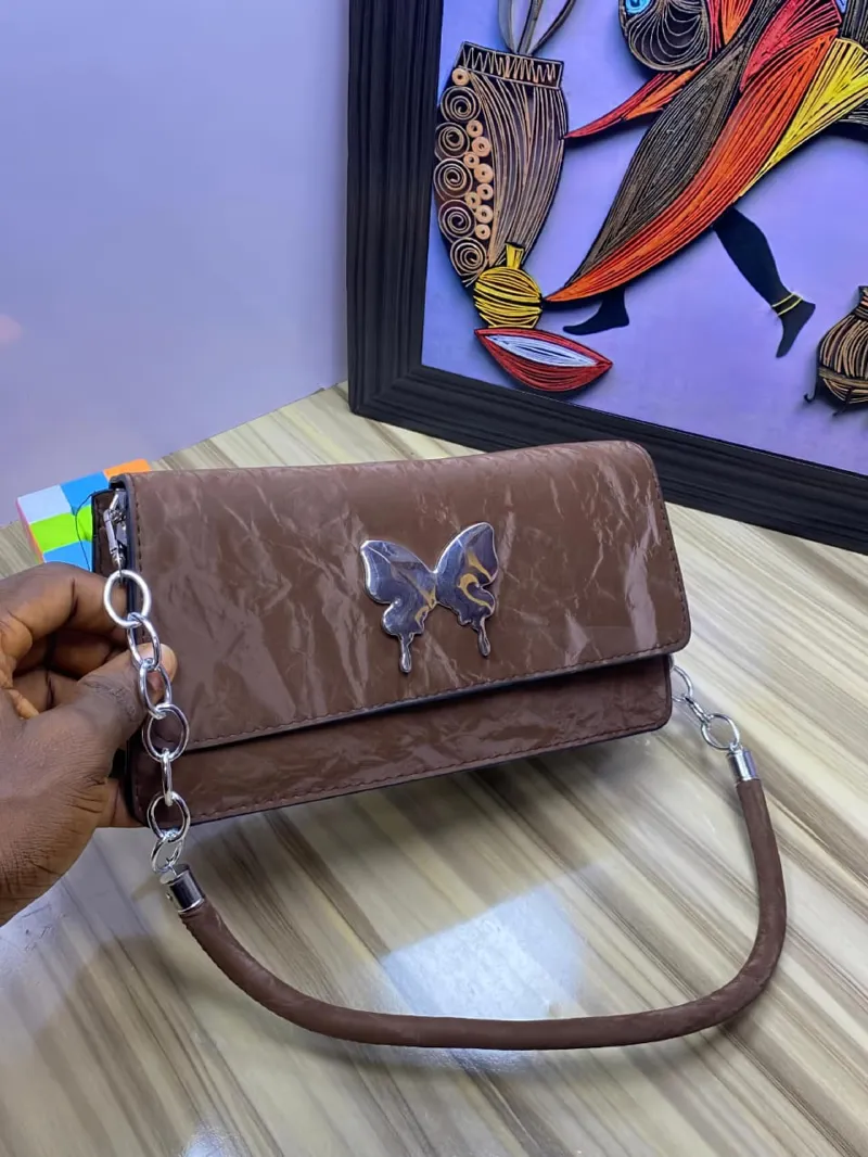 Ladies Butterfly Bag in PU Leather, 5 Colour Choices