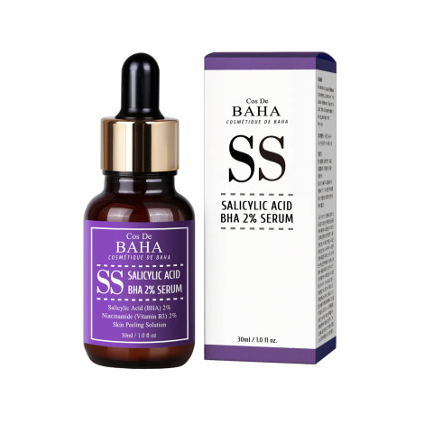 Cos De BAHA Salicylic Acid BHA 2% Serum (SS) 30ml (Korea)