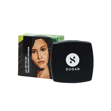Sugar Cosmetics All Set To Go Powder - Translucent (India)