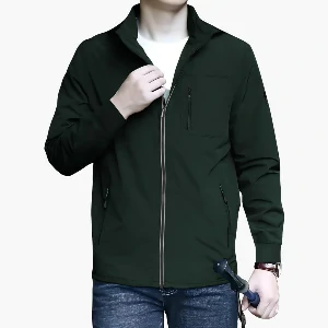 China Winter Jacket (Bottle Green)