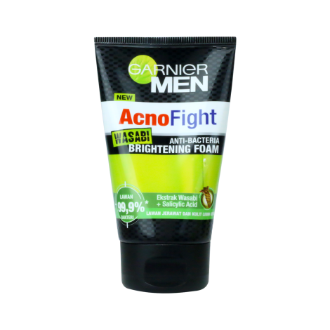 Garnier Men Acno Fight Brightening Foam 100ml (Indonesia)