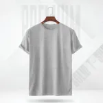 Men's Premium Solid T-Shirt- Ash