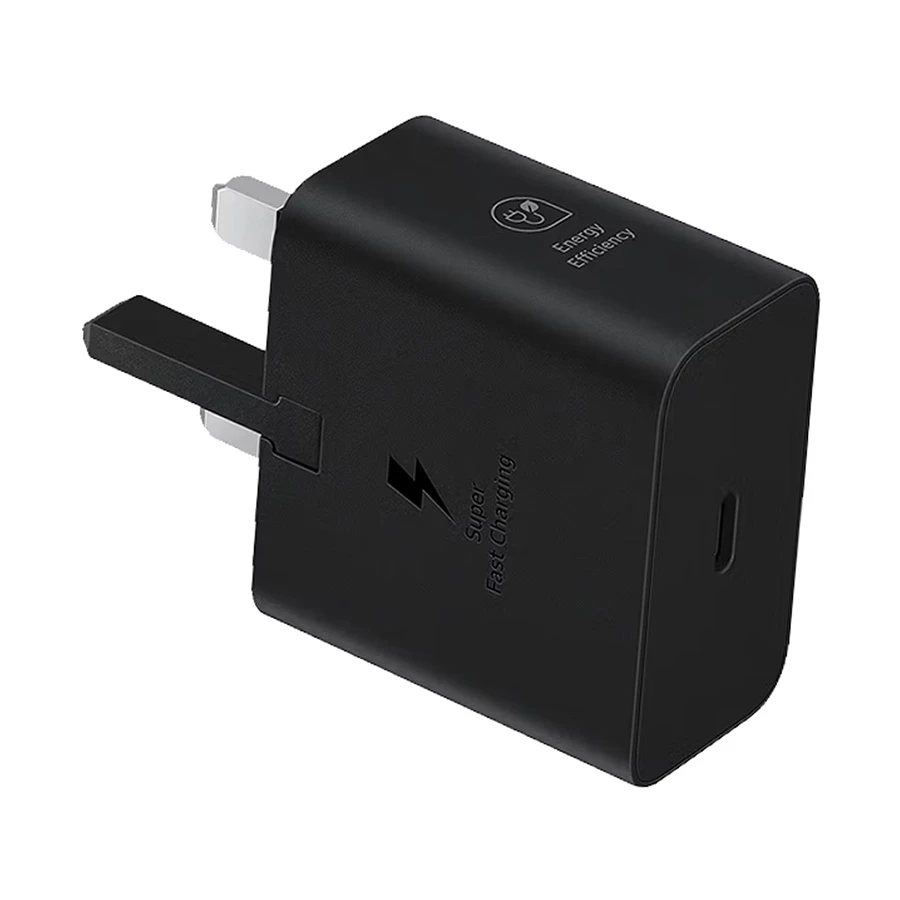 Samsung EP-T2510 25W PD USB-C Charger Black (3 Pin, UK)