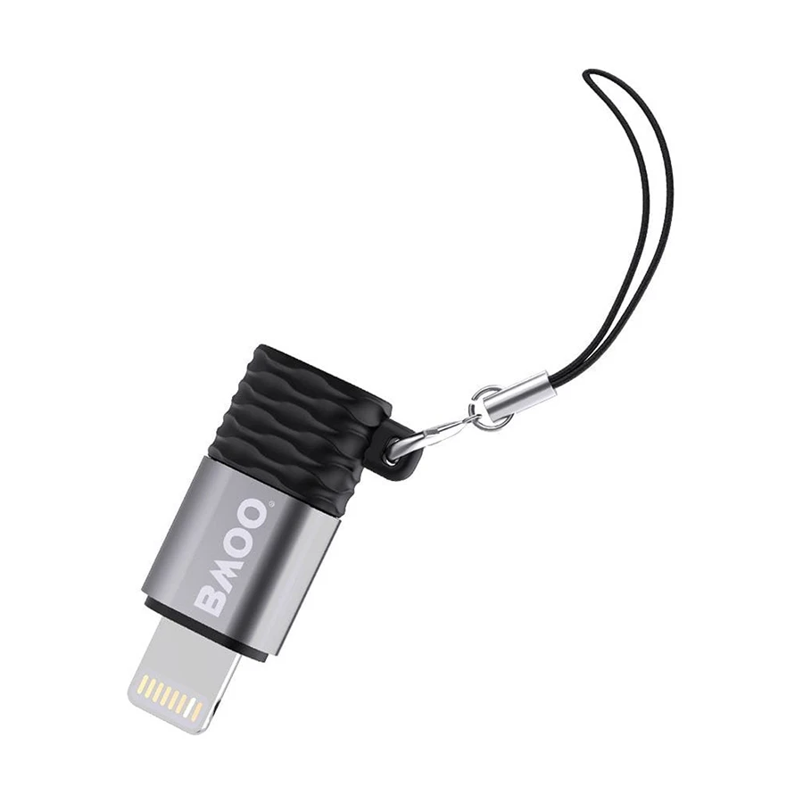 Bwoo BO-BZ37 Lightning Male to Type-C Female OTG Converter Grey