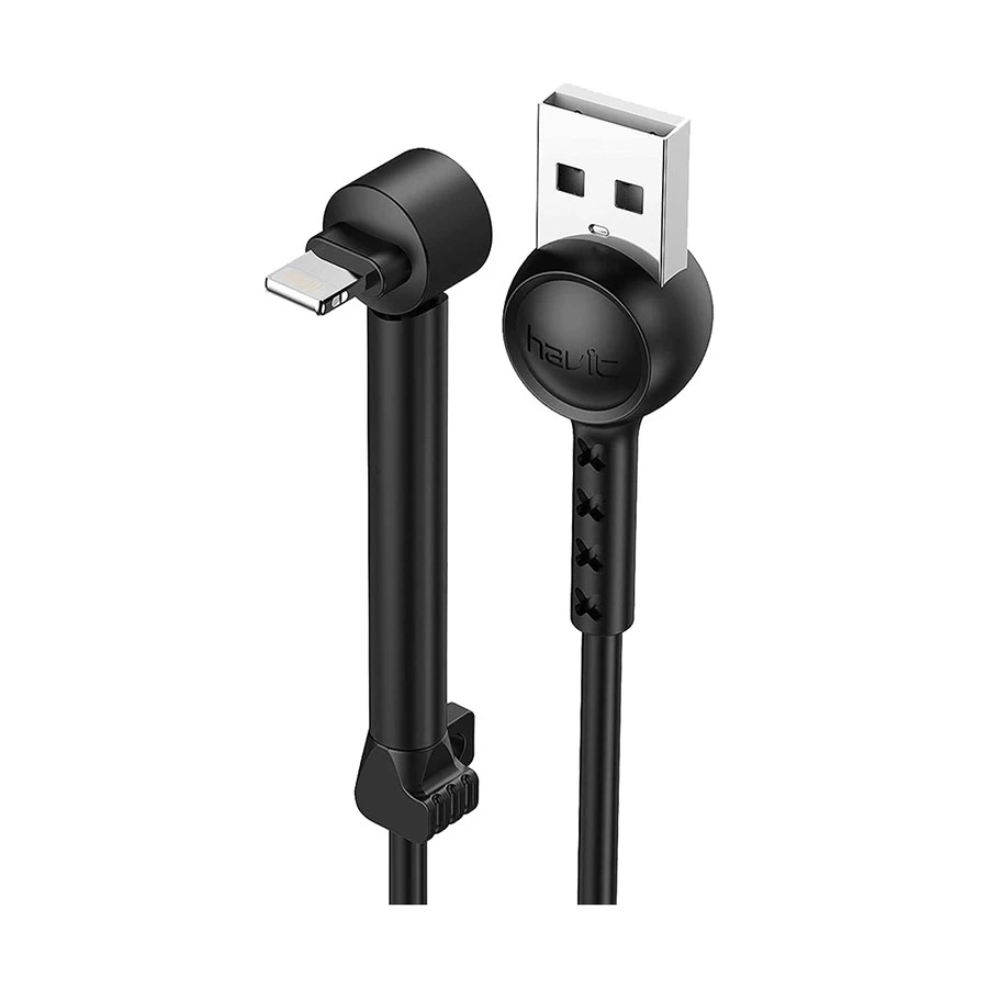 Havit H696 USB to Lightning Charging & Data Cable 1 Meter Black