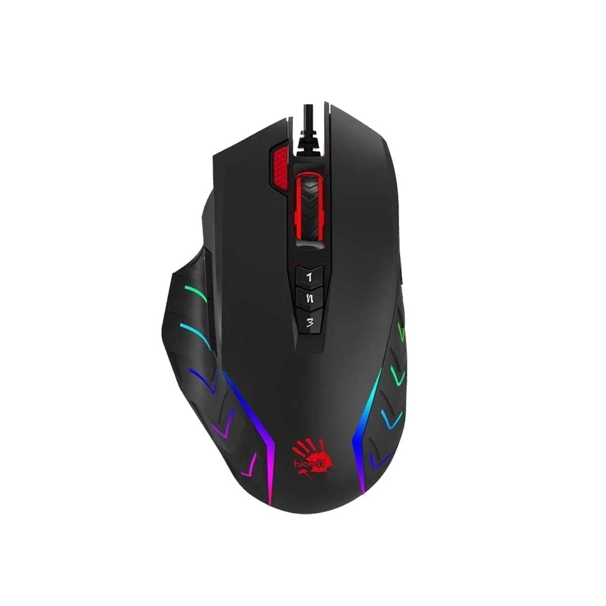 A4Tech Bloody J95s 2-Fire RGB Animation Stone Black Wired Gaming Mouse