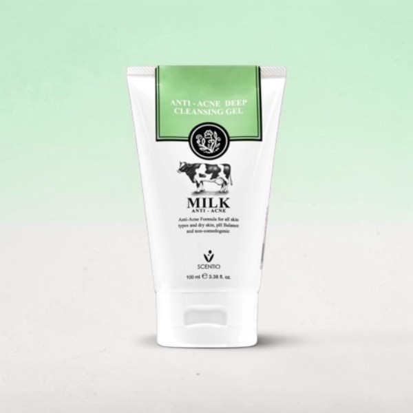 Scentio Milk Anti-Acne Deep Cleansing Gel 100ml (Thailand)