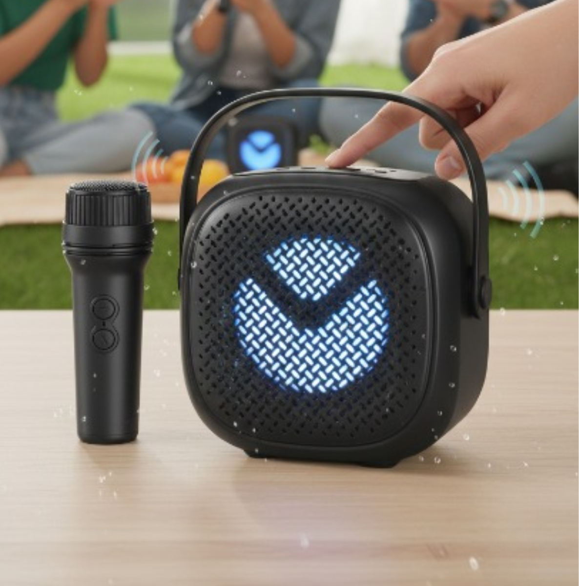 GREATNICE Bluetooth, USB, SD Card, FM Radio & Mic Supported Wireless Speaker
