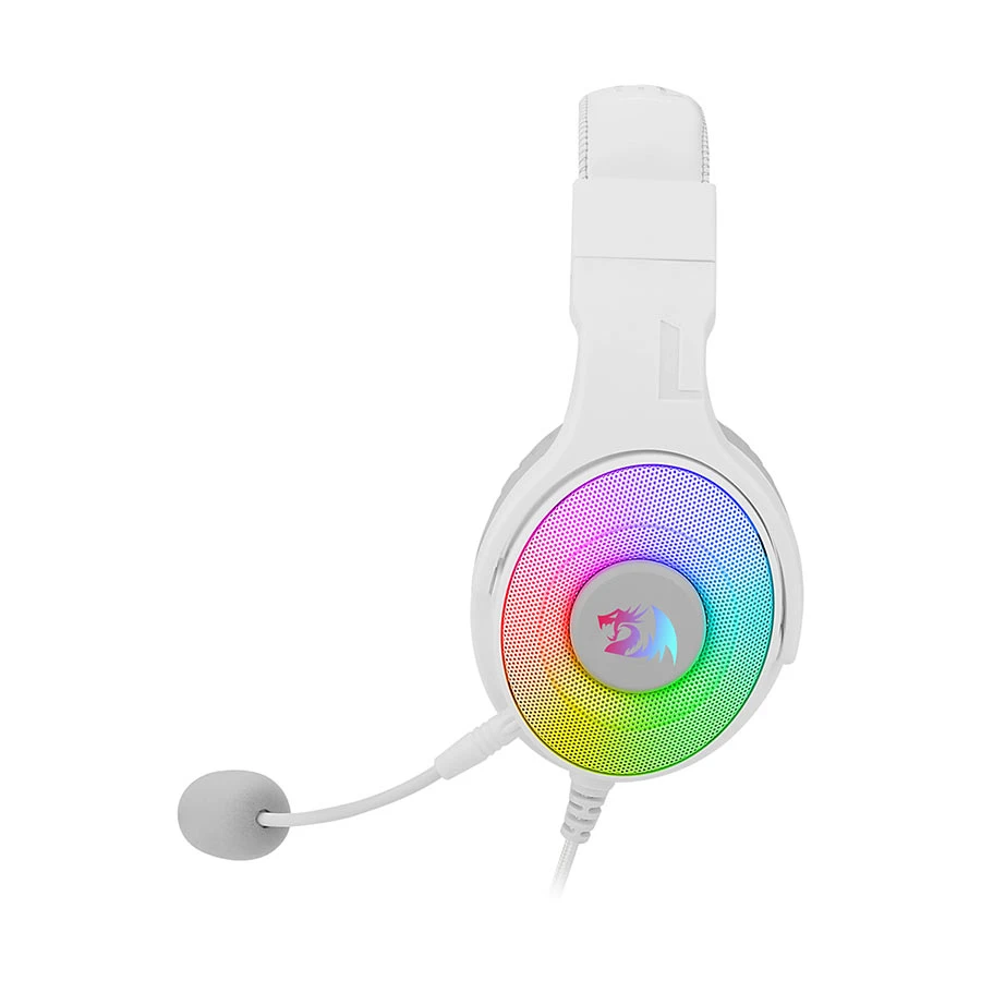 Redragon Pandora H350 RGB Wired Over-Ear White Gaming Headphone