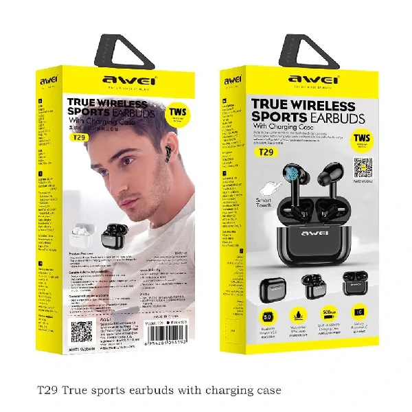 AWEI T29 True TWS Wireless Earbuds