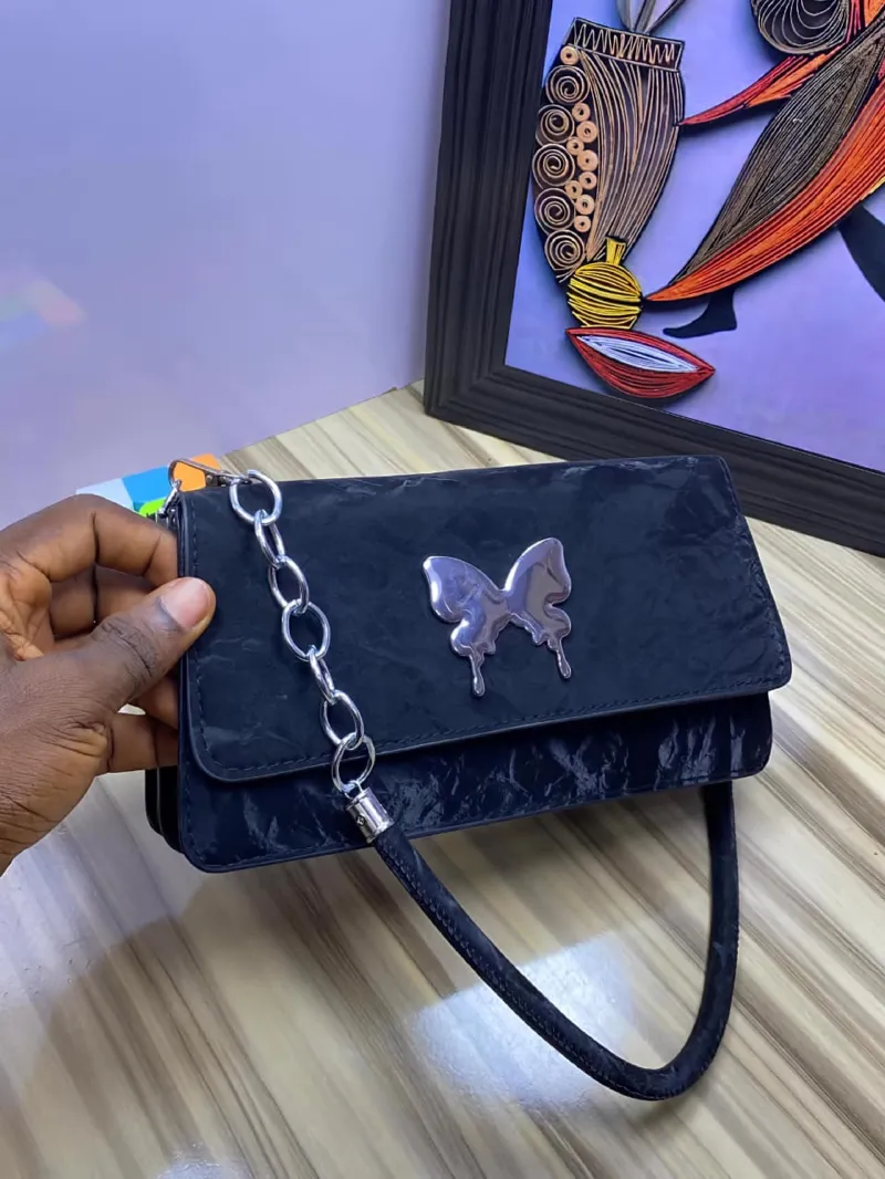 Ladies Butterfly Bag in PU Leather, 5 Colour Choices