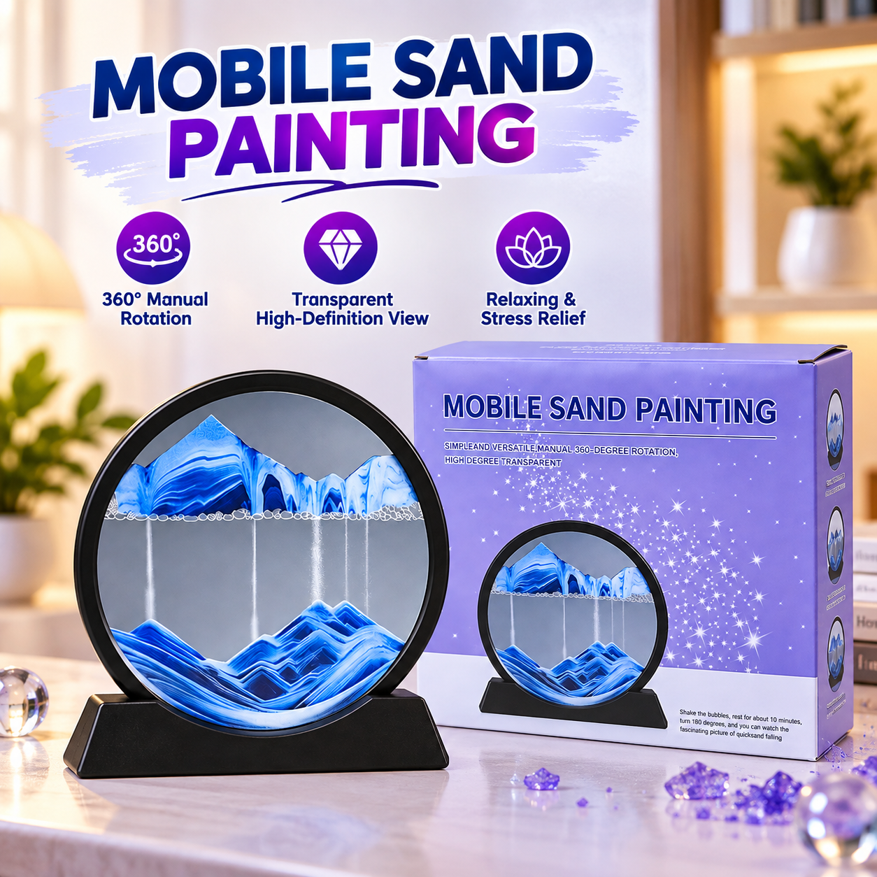 Mobile Sand Painting Frame