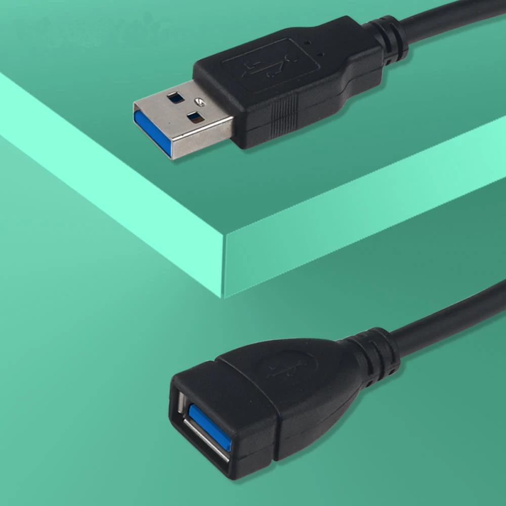 Yuanxin YUX-005 USB Male to Female Extension Cable 1.5 Meter Black