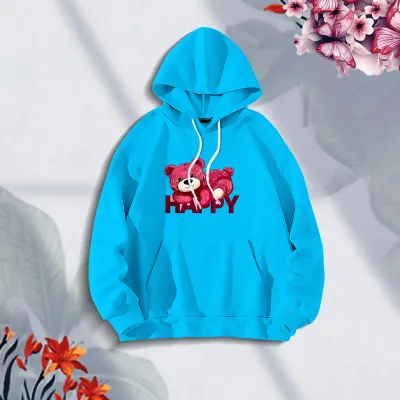 Premium Comfortable Stylish (Happy-pest) Ladies winter hoodie