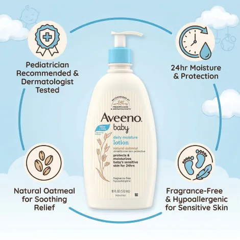 Aveeno Baby Daily Moisture Lotion 532ml (Canada)