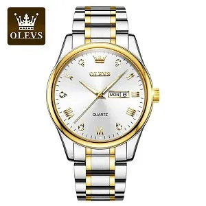 Olevs 5563 CHAIN WATCH –( white Dial) For Men