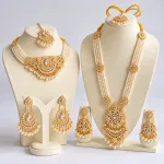 Royal Kundan & Pearl Complete Bridal Jewelry Set