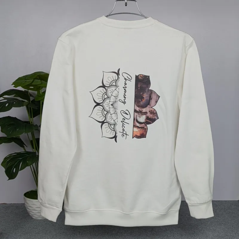 Full Sleeve Sweat Shirt  on both sides Printed