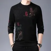 Men's Full Sleeve Mesh T-Shirt, Mixed Cotton, Sizes M to XL