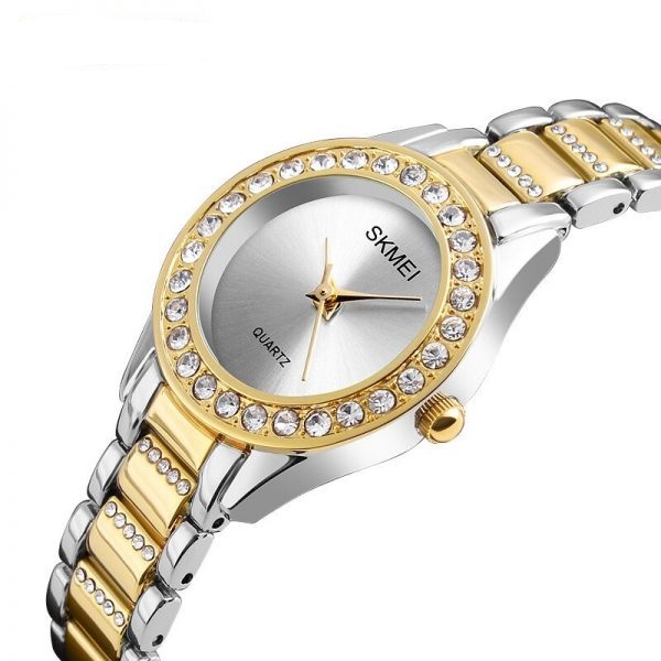 SKMEI 1262 Women Stainless Steel Strap Quartz Watch