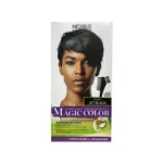 Nicka K Permanent Cream Hair Dye Magic Color - TCW01 Jet Black (Korea)