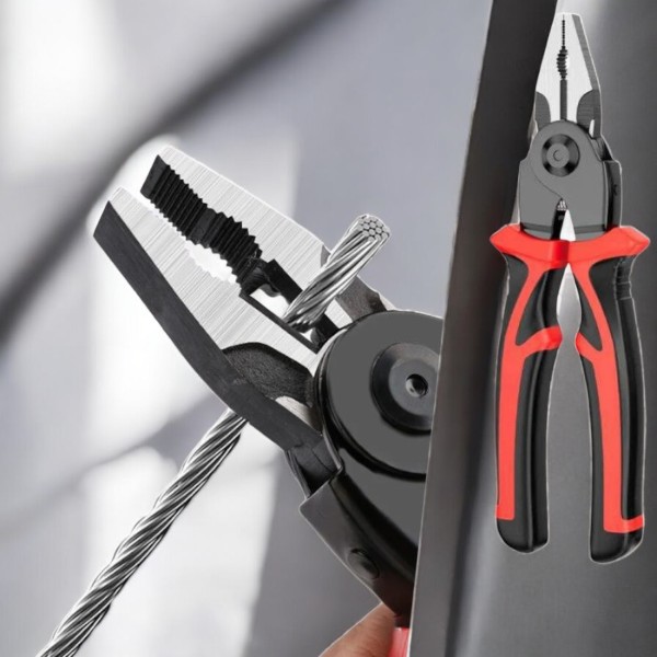 Multifunctional Electrician Pliers 5 in 1 Replaceable Wire Stripping Pliers Wire Cutting Needle Nosed Pliers Special Tools