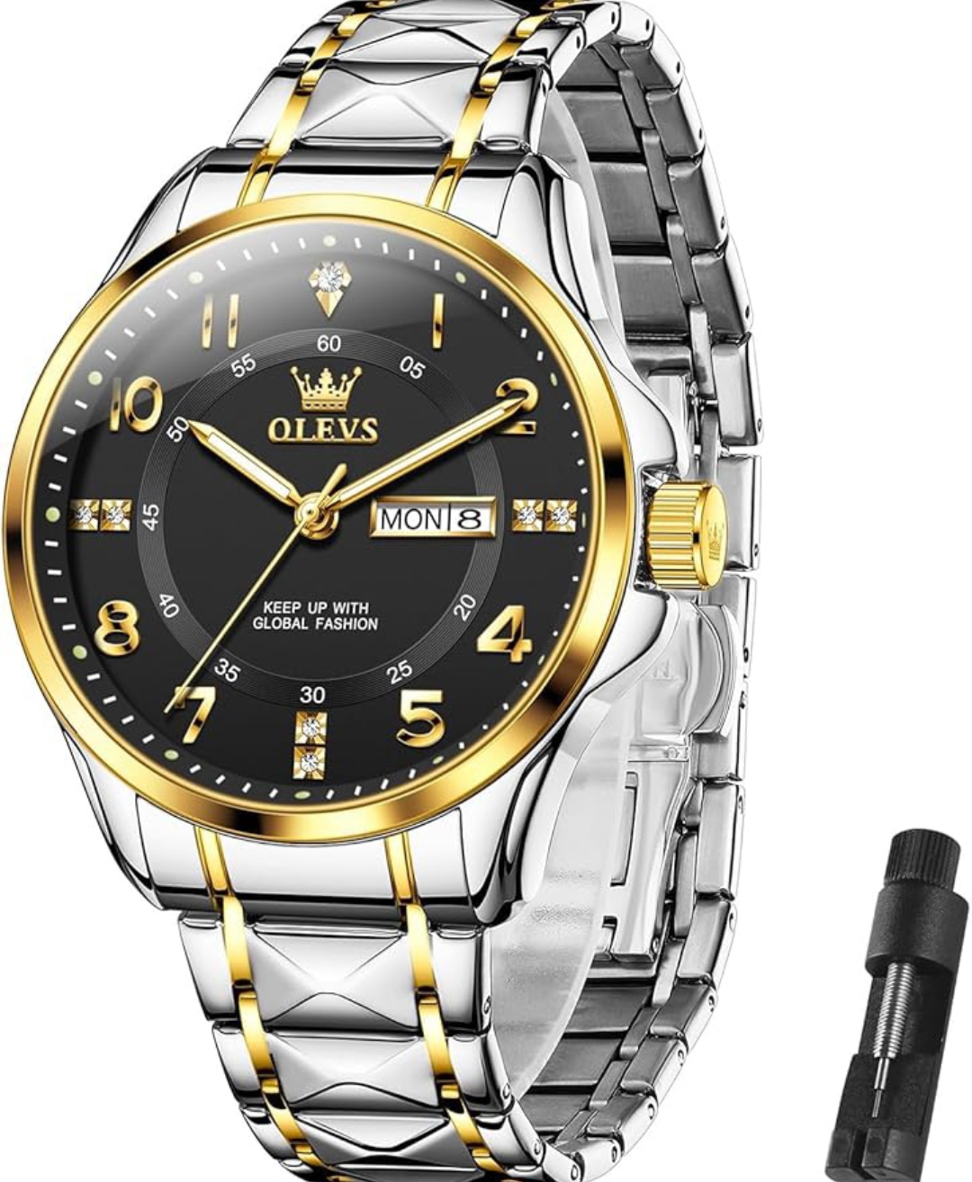 OLEVS 5609 Classic Luminous Quartz Watch for Men