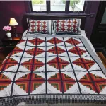 Panel Cotton Bed Sheet and Pillow Cover Set, 2 Colours