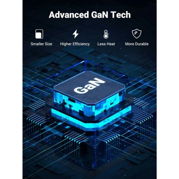 Ugreen CD224 65W 3 Port USB-C & 1 Port USB PD Black Charger