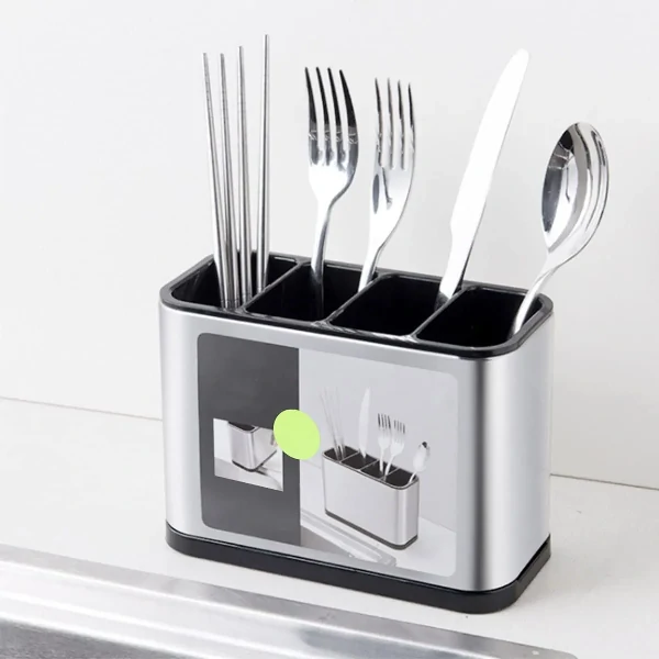 Stainless Steel Cutlery Drainer