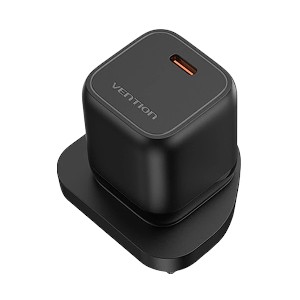 Vention FAKB0-UK 1-Port USB-C 30W GaN Black Charger