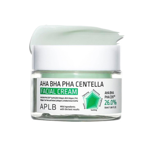 APLB AHA BHA PHA Centella Facial Cream 55ml (Korea)