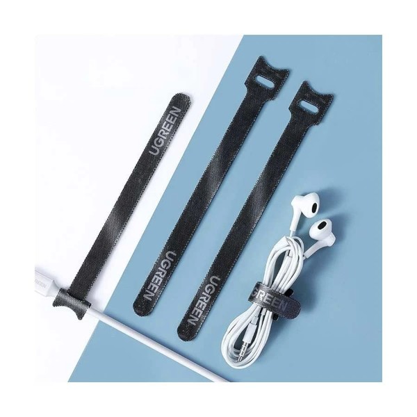 Ugreen LP401 (20245P20) Black Cable Winder (20 Pcs)