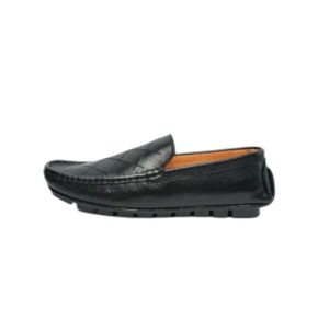 Black Laser Cut Loafer