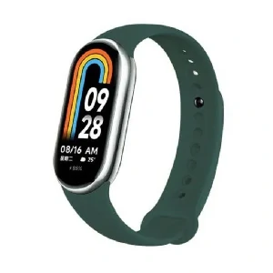 Xiaomi Mi Band 8 Soft Silicone Straps- Green Color