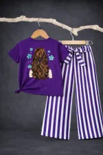 Kids' Half Sleeve Cotton Knit T-Shirt and Pant Set, 3 Colours