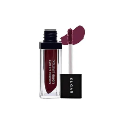 Sugar Cosmetics New Smudge Me Not Liquid Lipstick - 17 Fiery Berry (India)
