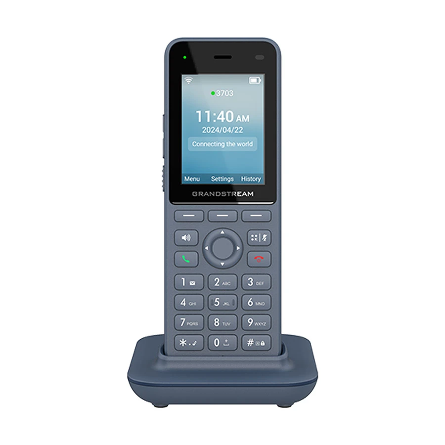 Grandstream WP826 3-Line Cordless Wi-Fi 6 IP Phone Blue