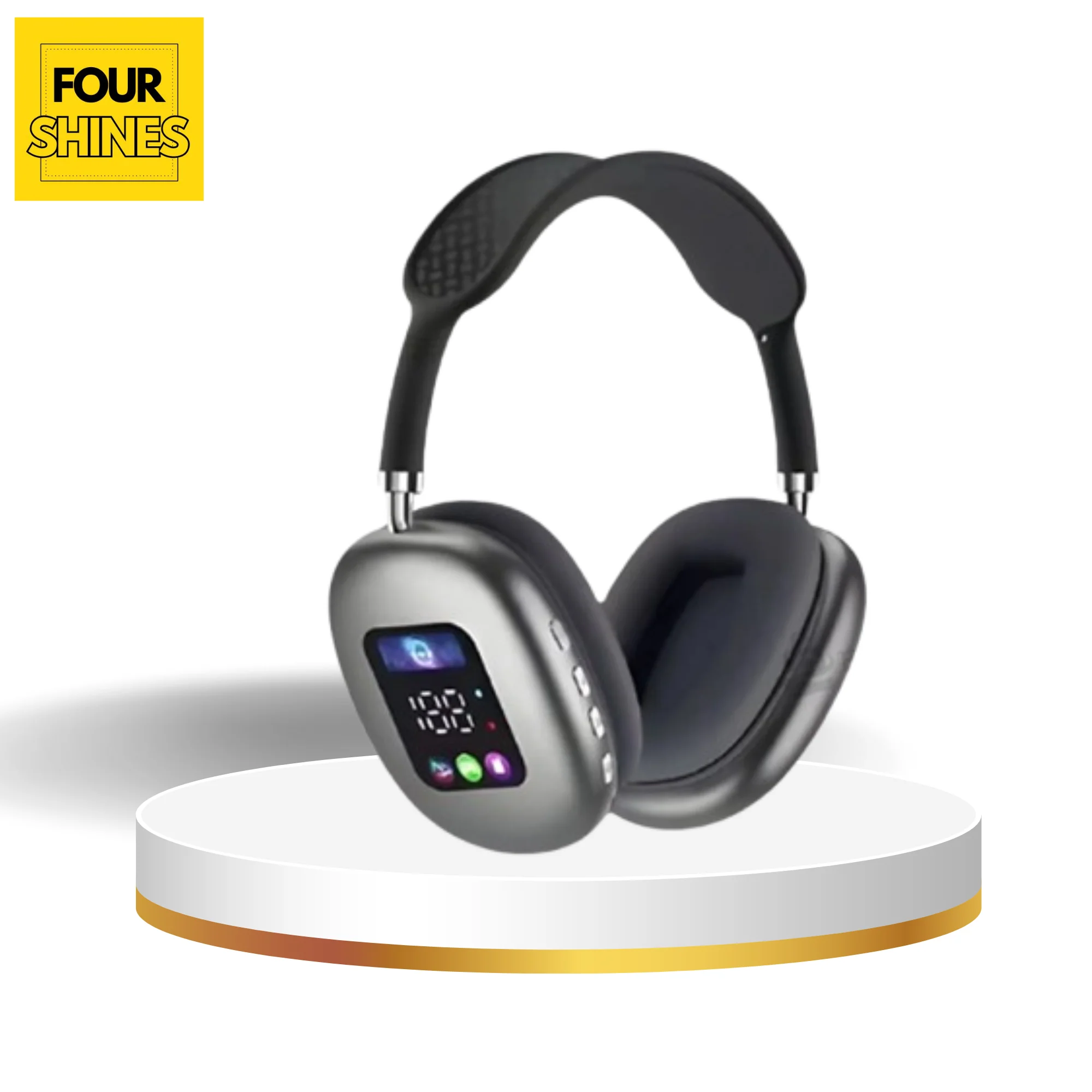 XY-262B Wireless Headphone with Digital Display Screen | HiFi Stereo Sound, Bluetooth Over-Ear Headset