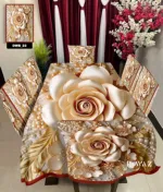 Dining Chair and Table Cover Set, 3D Print, Chair Covers 18 x 21 Inch