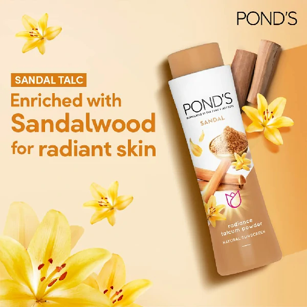 Pond's Sandal Talcum Powder (100gm)