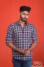 Men's Cotton Formal Shirt in Slim Fit, 2 Colour Choices