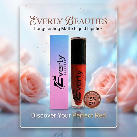 Everly Beauties Matte Liquid Lipstick - Luv it (China)