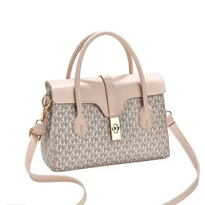 Newest High Quality MK Design American Bag Luxury Women's Handbags(Cream)