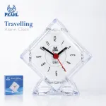 Foldable Travel Alarm Clock (BE Model) – Compact Portable Quartz Analog Clock with Night Light, Battery Included